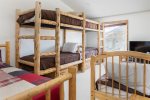 Twin Bunks in Guest Bedroom with TV